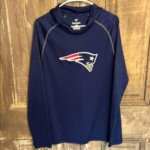 Fanatics Navy Blue Patriots Hoodie men’s medium